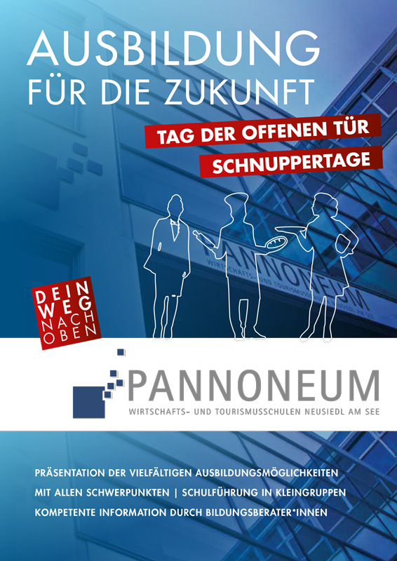 Flyer Vorderseite zum Tag der offenen Tür und Schnuppertage 2025